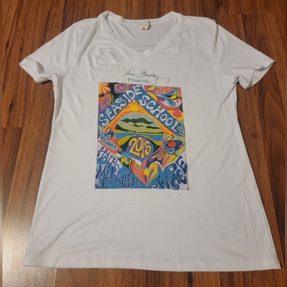 Vera Bradley Seaside School 5K Run Atletic Shirt - Size XL